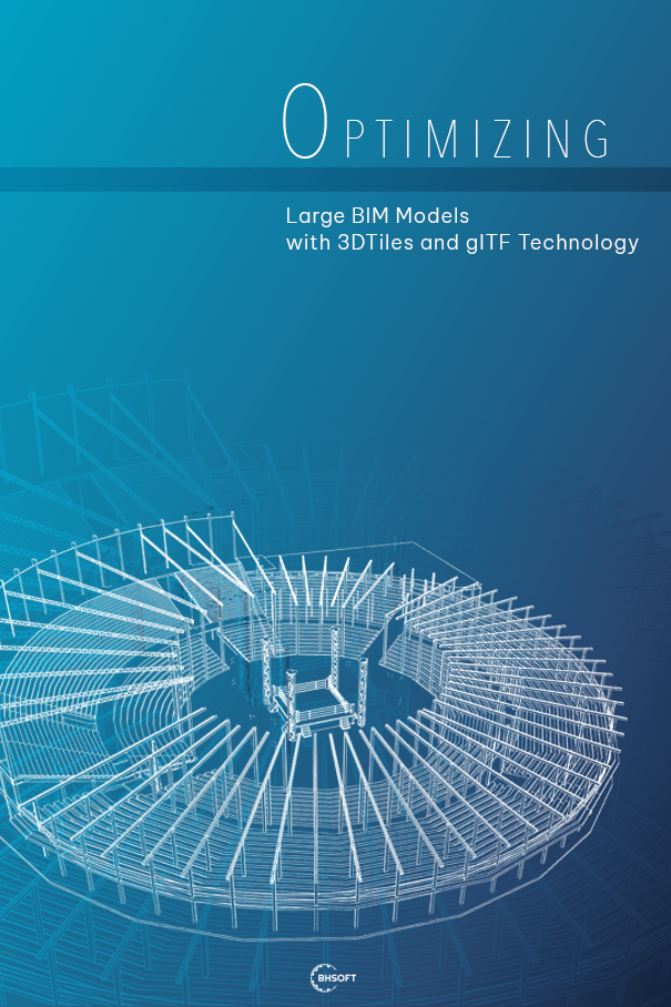 technical whitepaper about optimizing large BIM models with 3dtitles and glTF technology