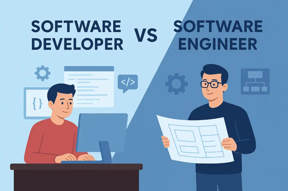 Comparison between Software Developer and Software Engineer