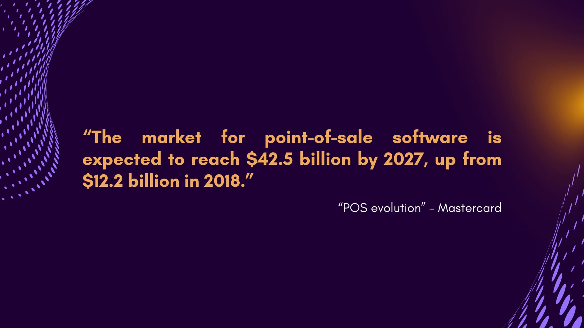 Showing Quotes from Mastercard's _POS evolution