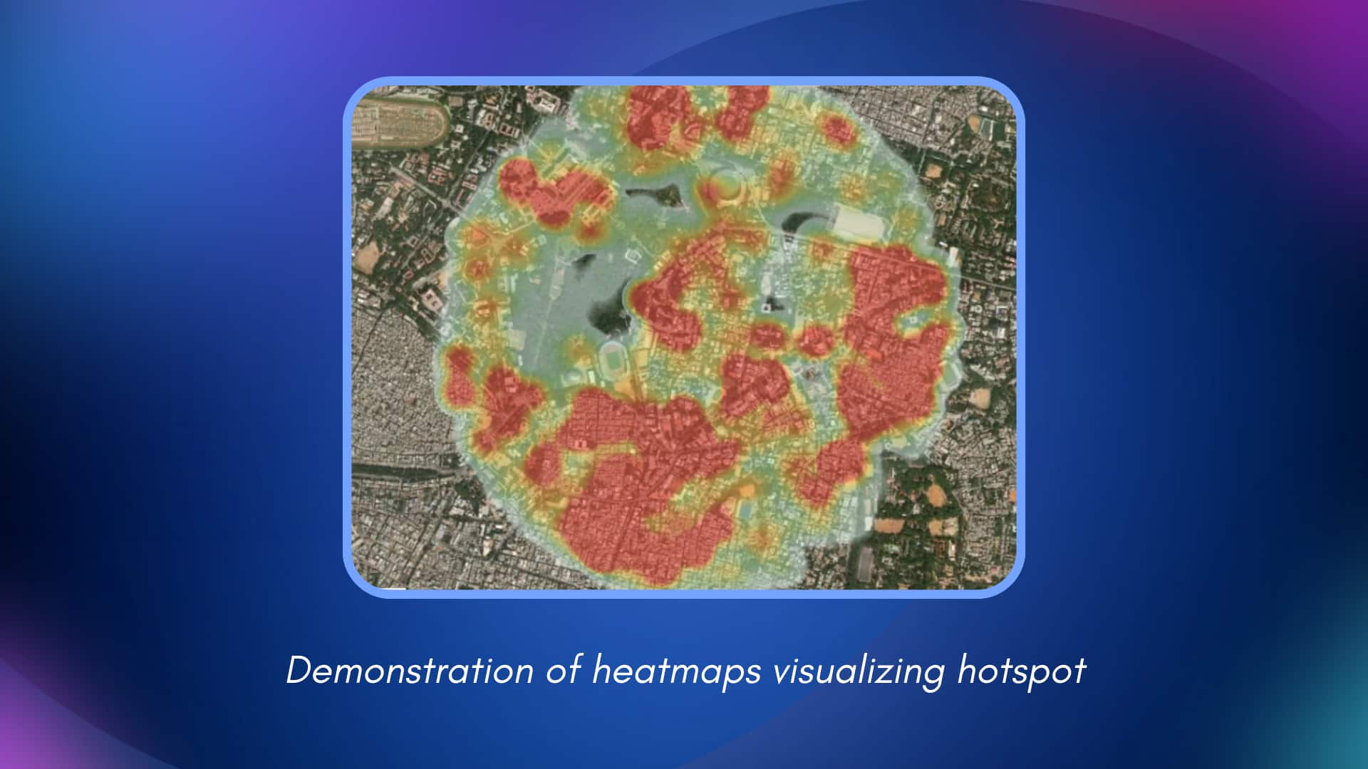 A heatmap demonstrating how hotspot can be visualized