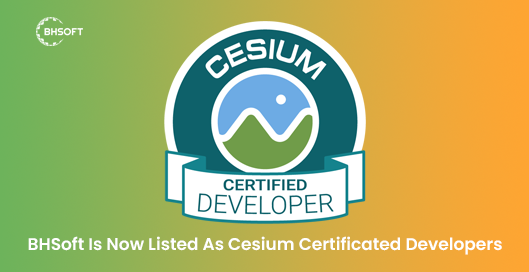 We are now listed as Cesium Certified Developers