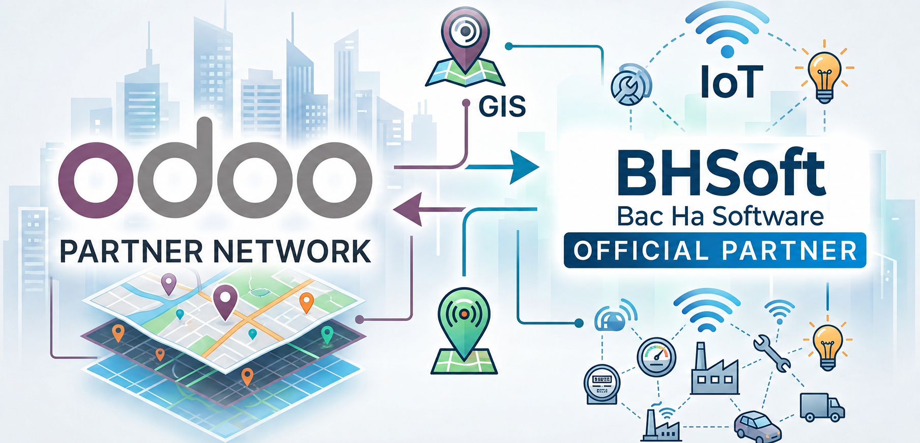 Bac Ha Software Joins Odoo Partner Network as a Ready Partner, Enhancing Global ERP Services with Advanced GIS and IoT Expertise