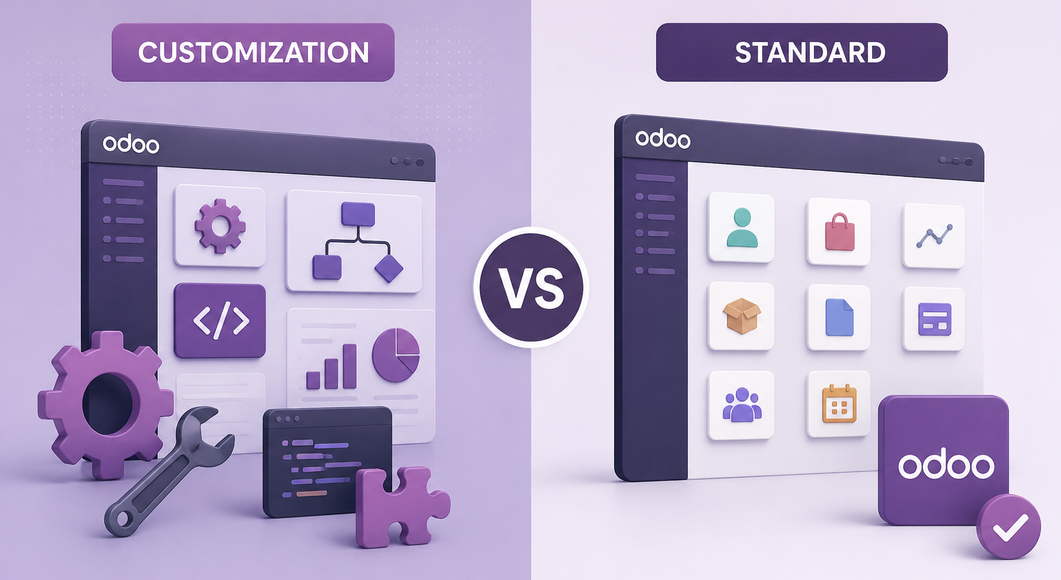 When to Customize and When to Stick to Odoo Standard?